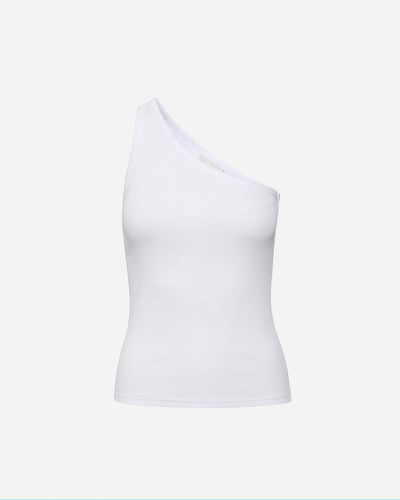 Drew One Shoulder - Bright White - Gestuz - Munkstore.dk