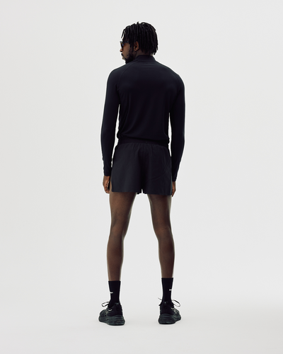 Men's Mock Neck Base Layer - Black Onyx