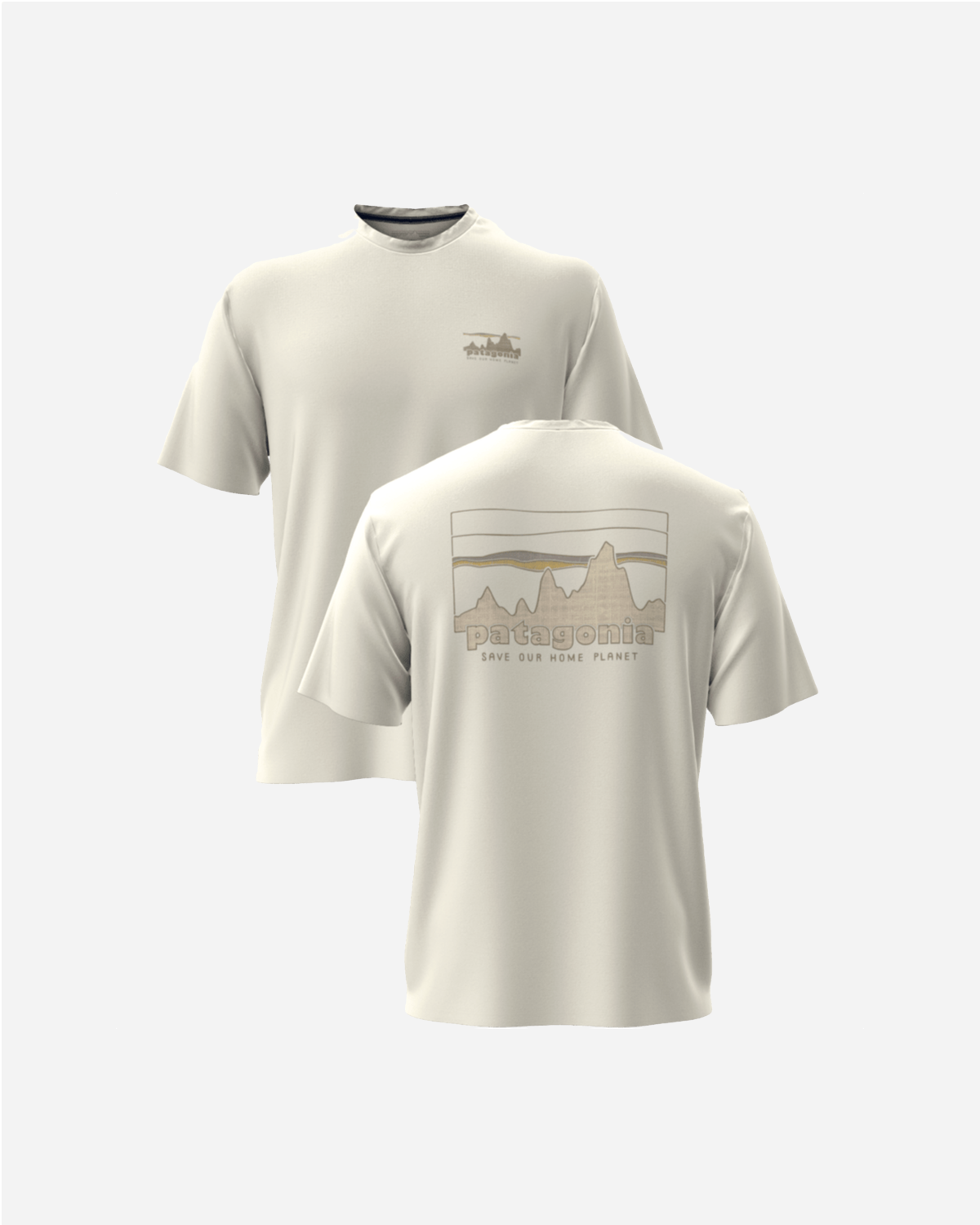 M's '73 Skyline Organic T-Shirt - Birch White