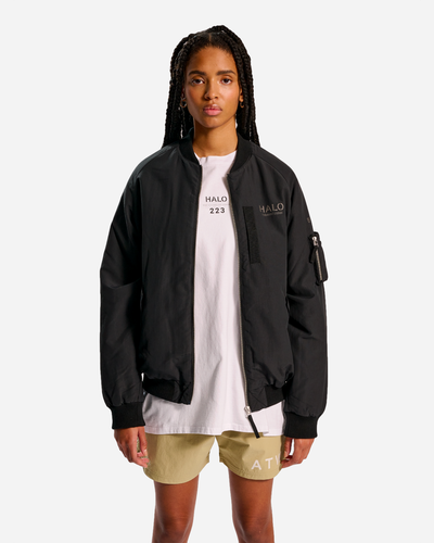 Halo Cordura Bomber Jacket - Black