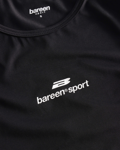 Wmns Stretch Racer Tank Top - Black Onyx