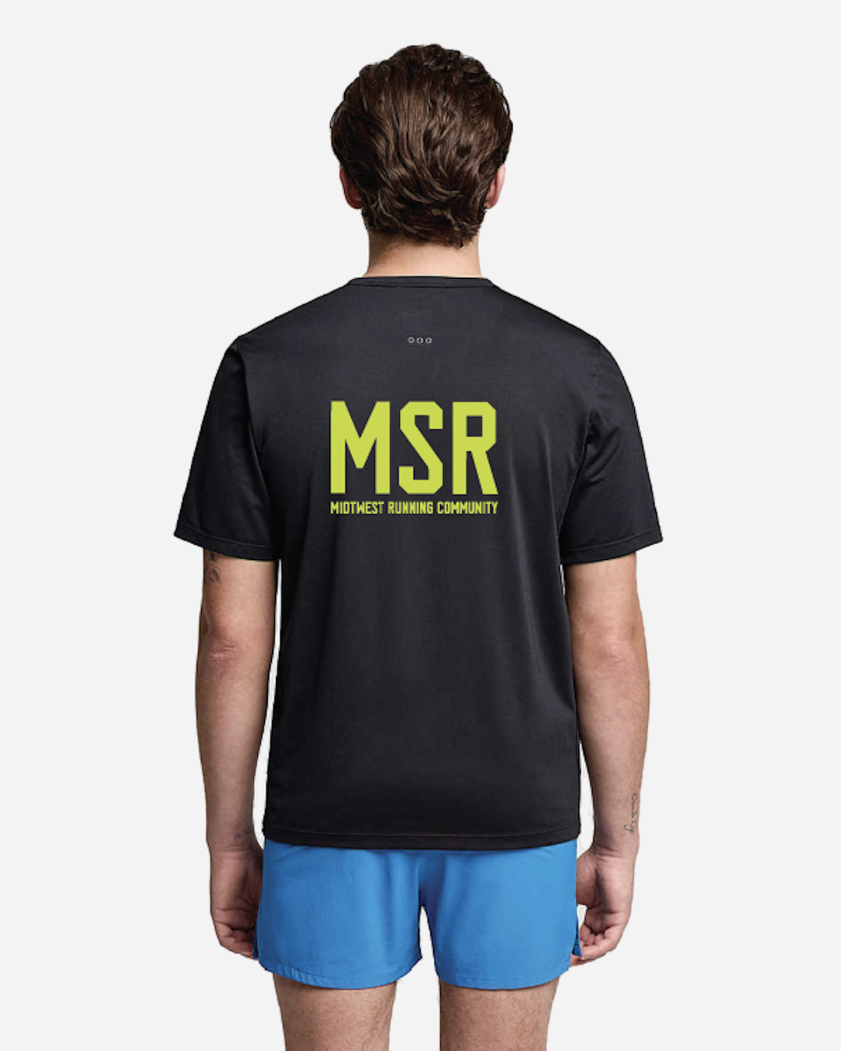Stopwatch Short Sleeve Men - Black