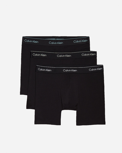 Boxer Brief Icon Cotton 3PK - White / Beau Blue / Leafy Fun