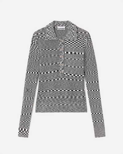 Spacedyed Polo - Black