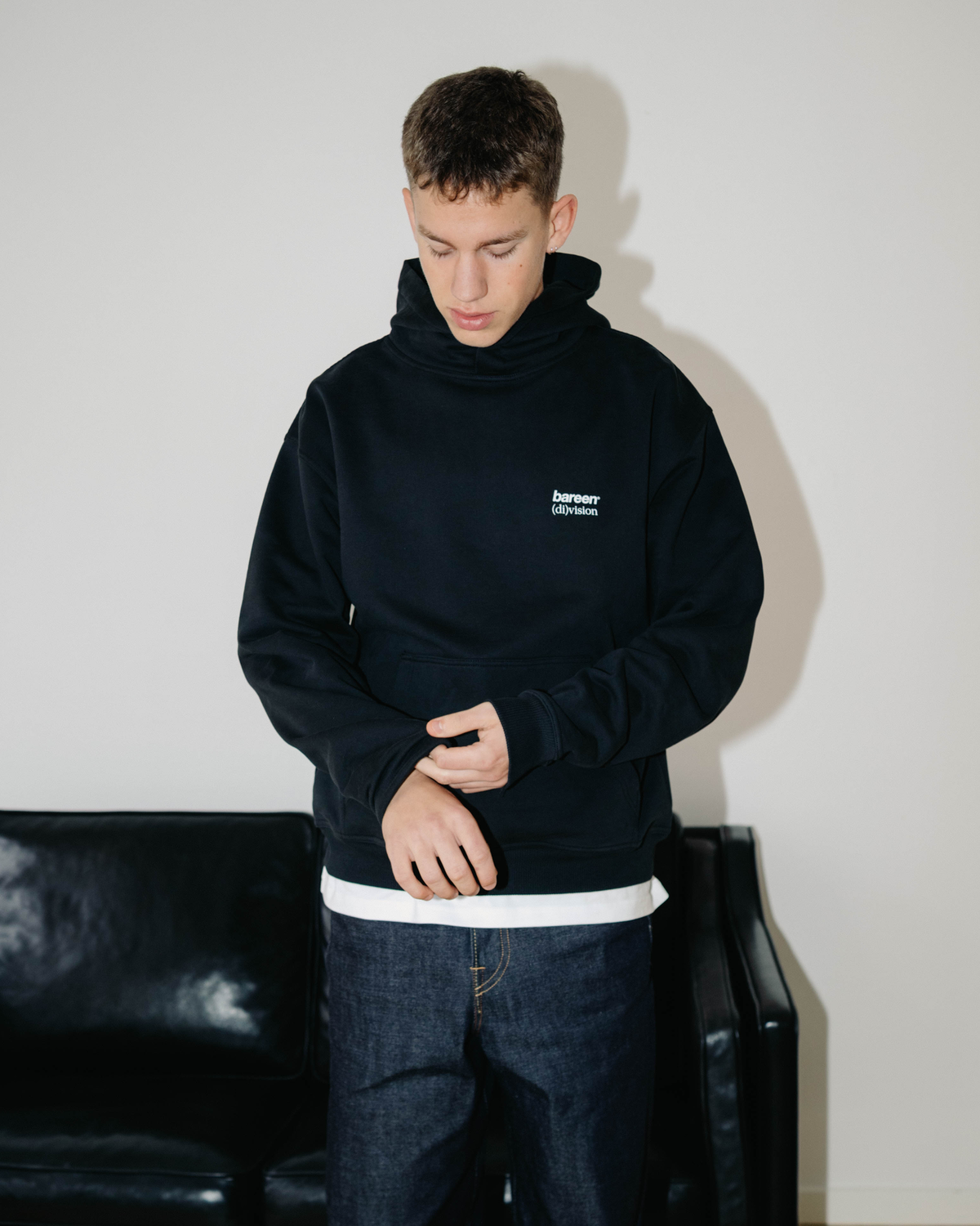 Bareen X (Di)Vision Oversize Hoodie - Black