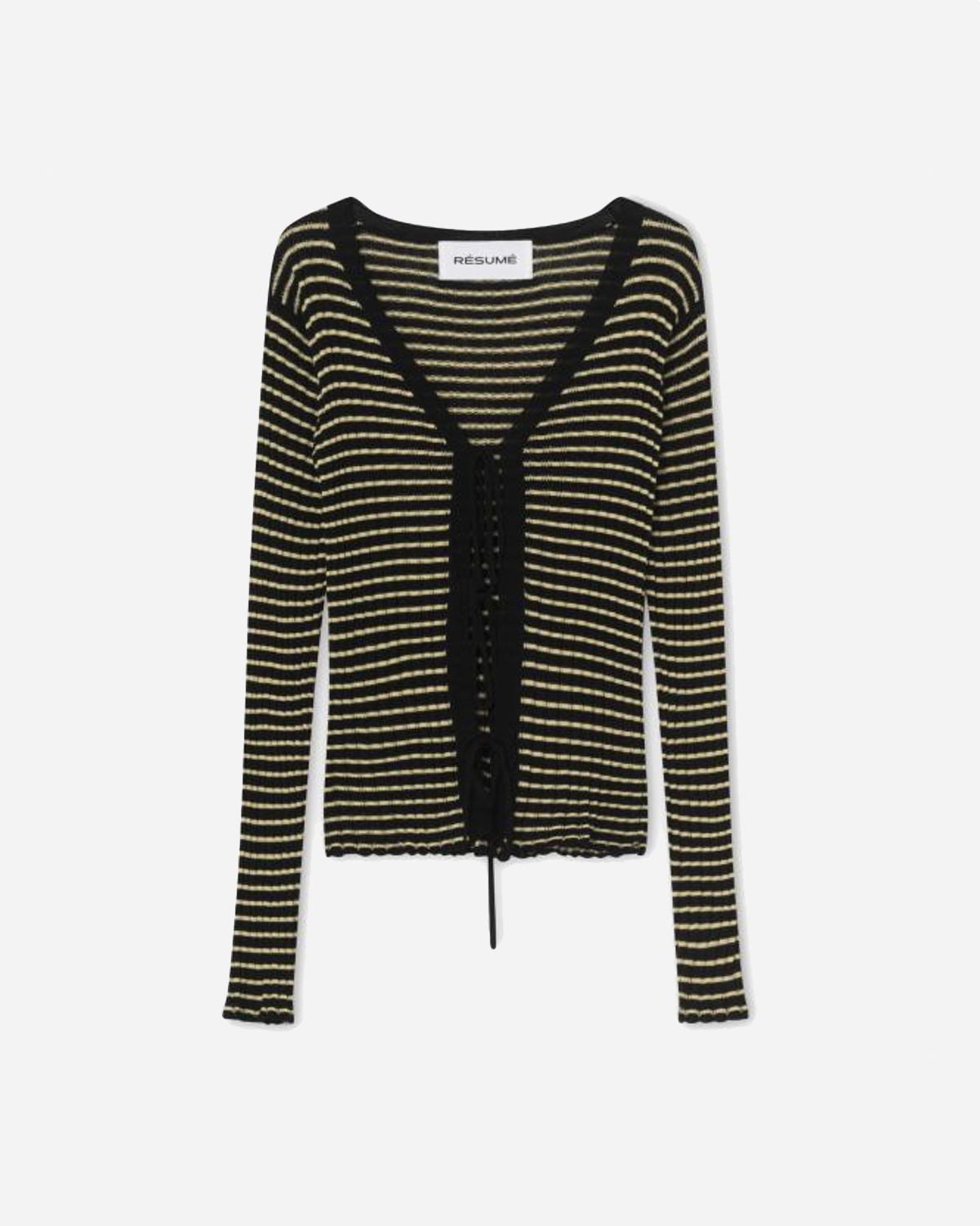 FinnleyRS Knit Cardigan - Yellow Stripe