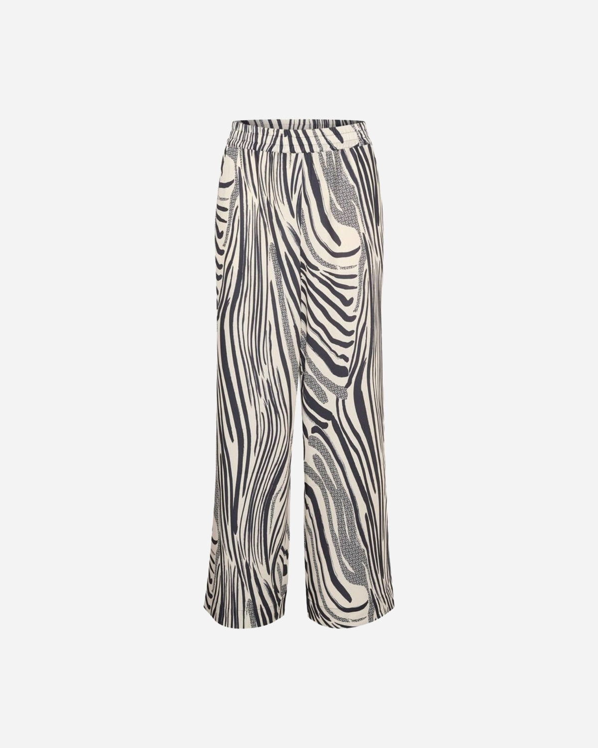 BothildeGZ HW Pants - Black/Silver Birch - Gestuz - Munkstore.dk