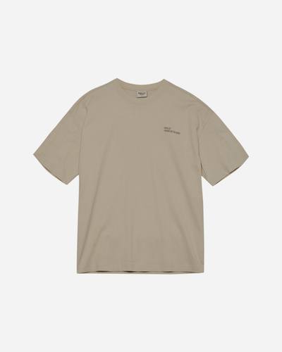 Halo Graphic Boxy T-Shirt - Oyster Gray/ Asphalt