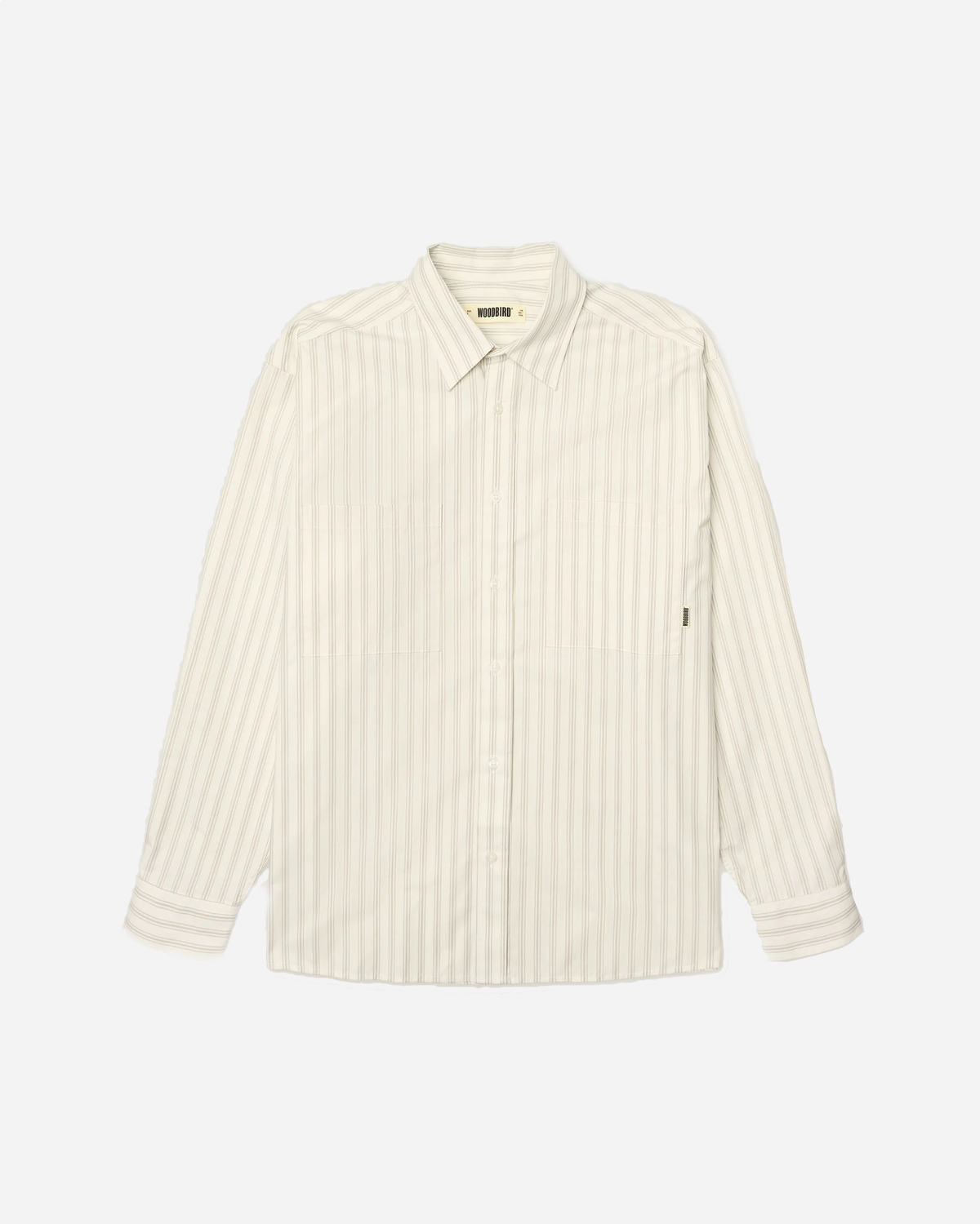 Buzo Pocket Shirt - Off White Stripe