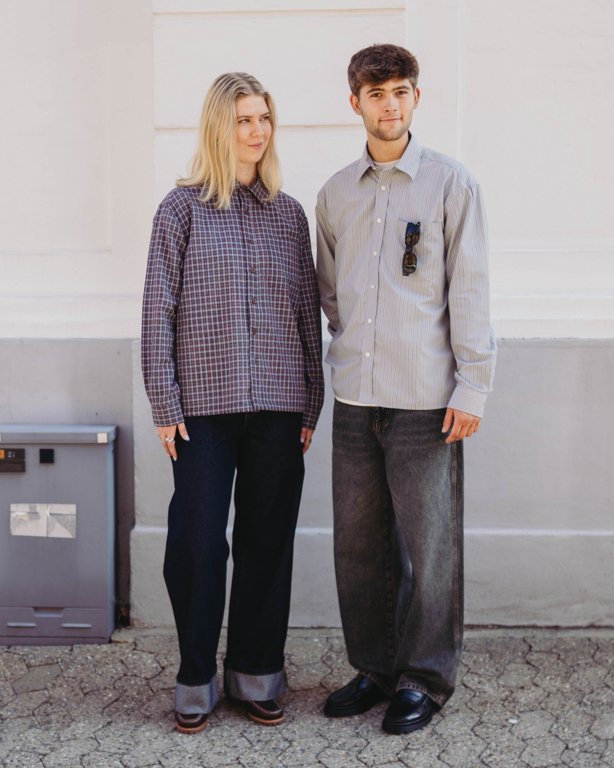 Buzo Striped Shirt - Light Blue