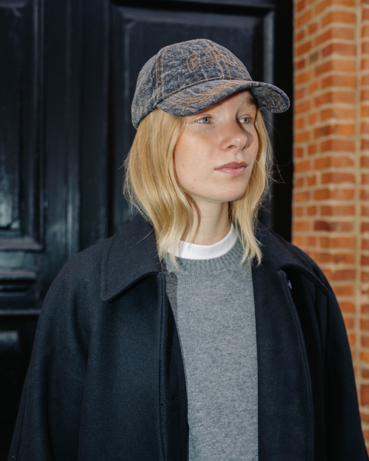 Brenna Wool Coat - Black