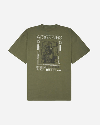 Baine Train Tee - Army Green