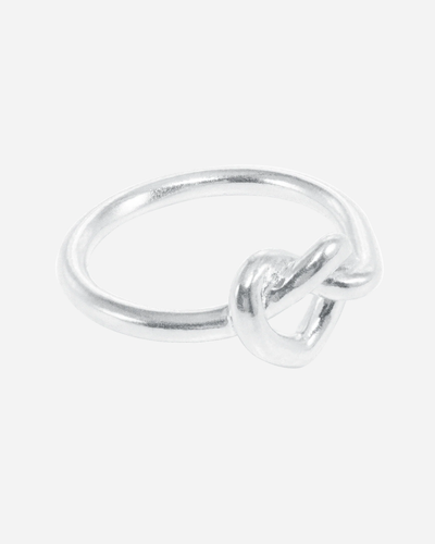 Tied Heart Ring - Sølv