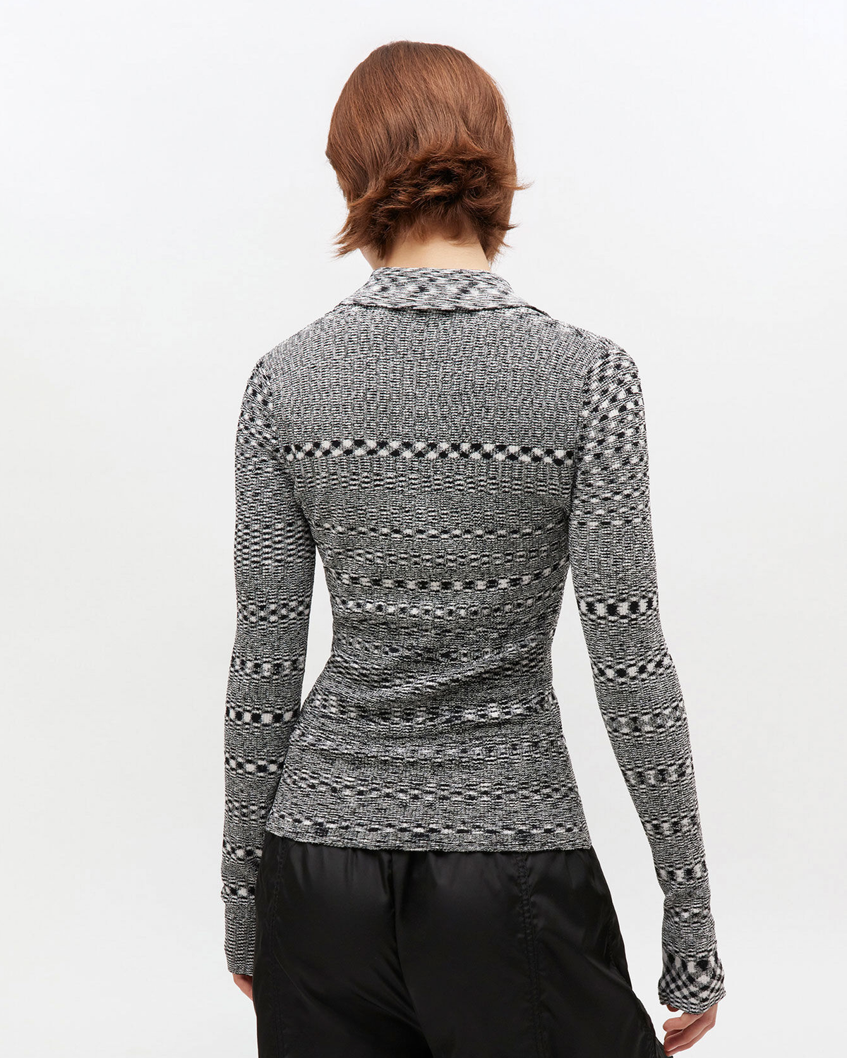 Spacedyed Polo - Black