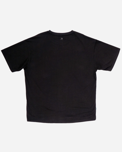 Cotton Tee Box Fit - Black