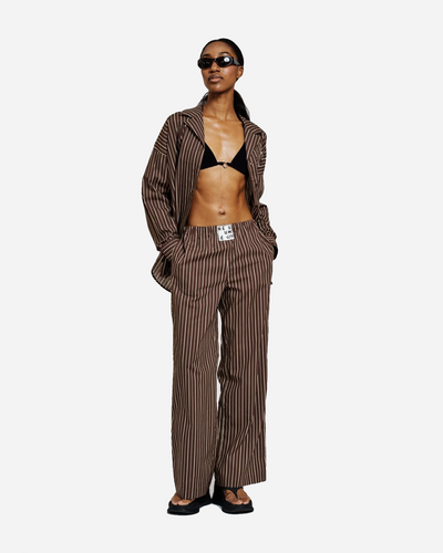 GigiRS Pant - Brown Stripe