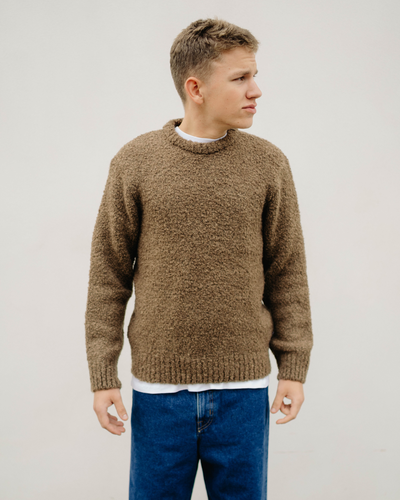Dun Textured Sweater - Taupe