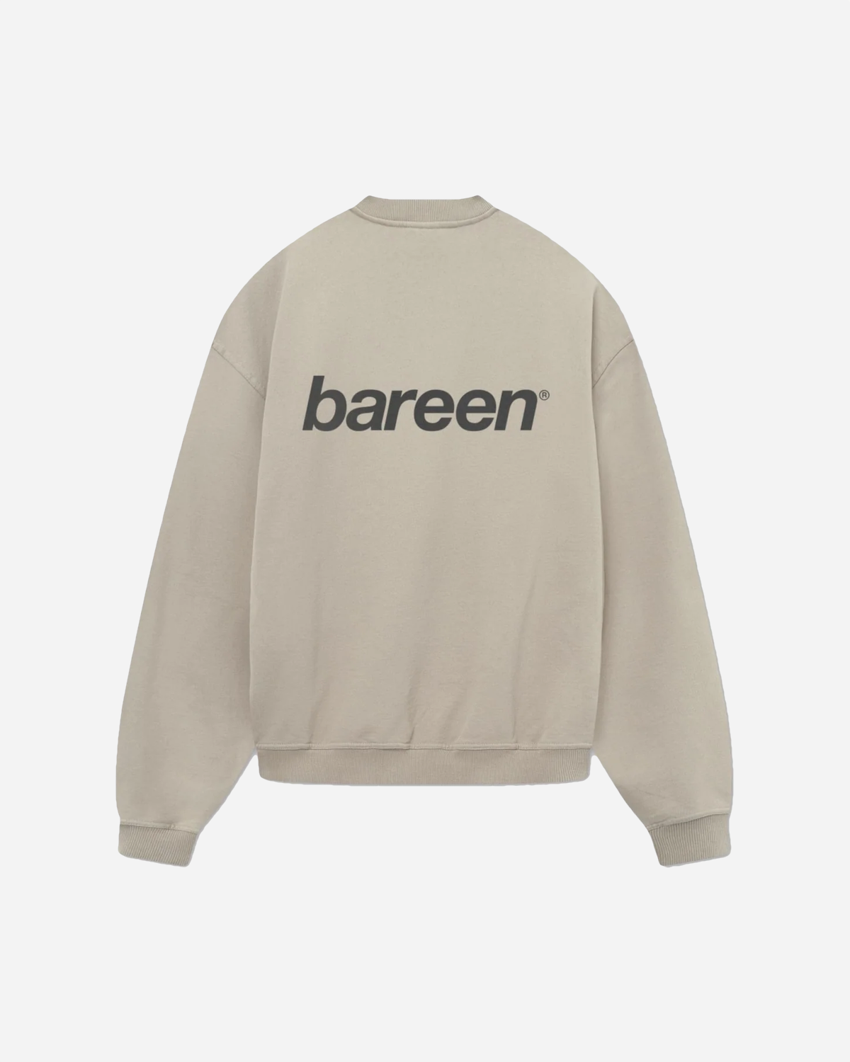 Oversized Crewneck Logo - Clay