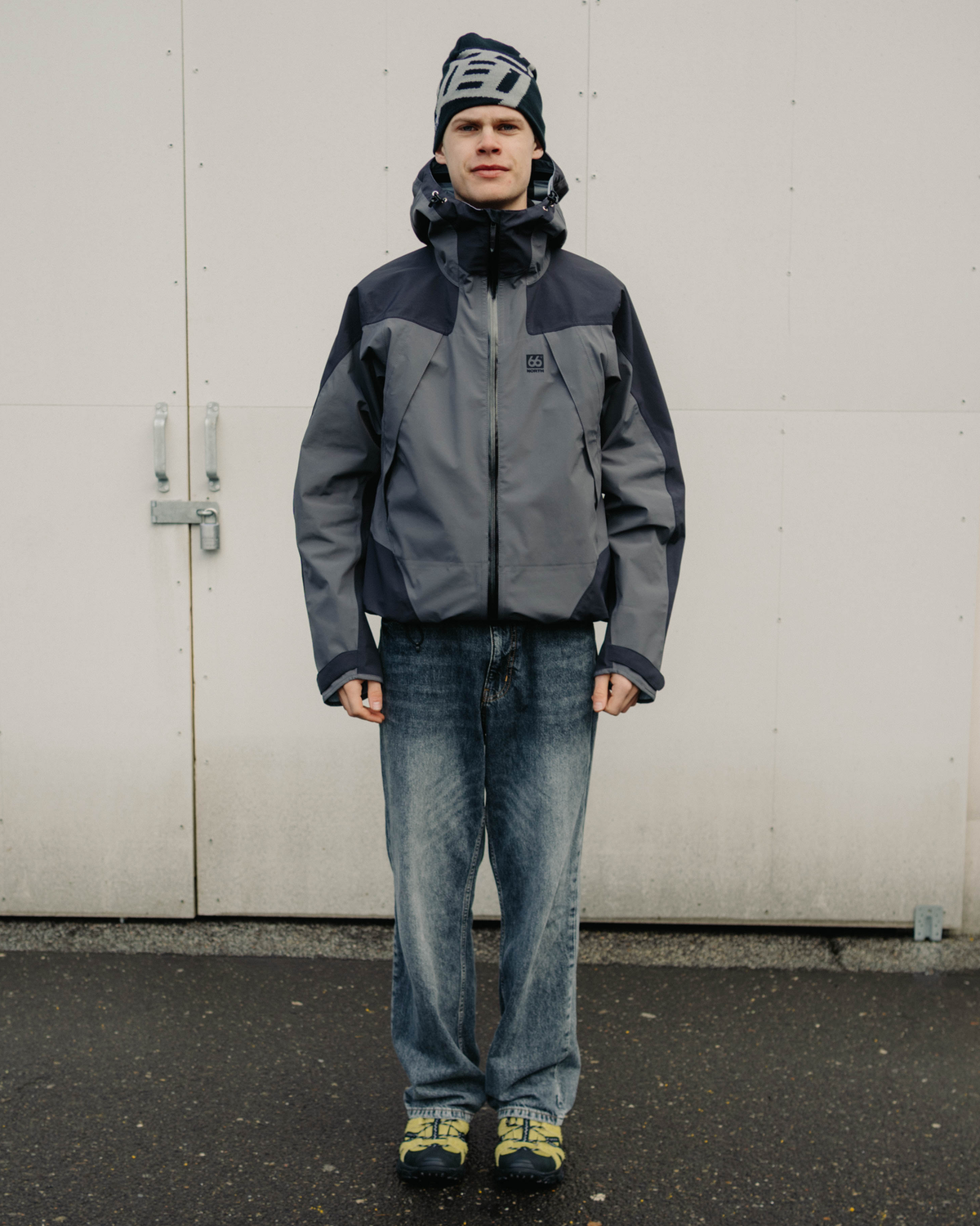 Yan Sumo JQ Beanie - Black-Grey