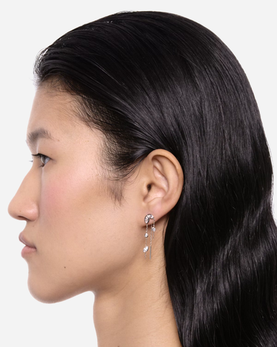 Swift Earring 03 Right - Silver