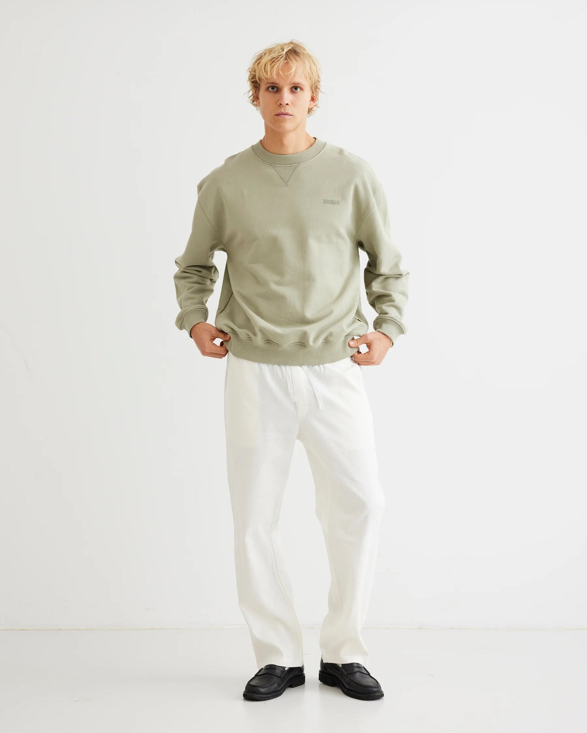 Eik Linen Pant - Off White