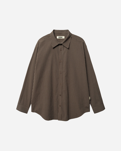 Becca Stripe Shirt - Brown