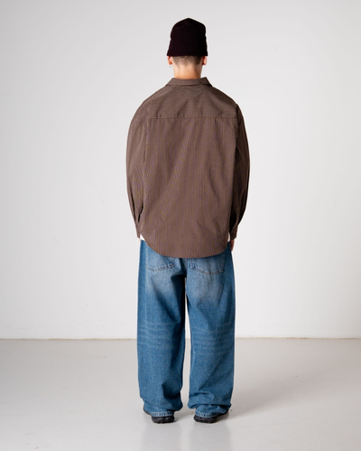 Jong Stripe shirt - Brown