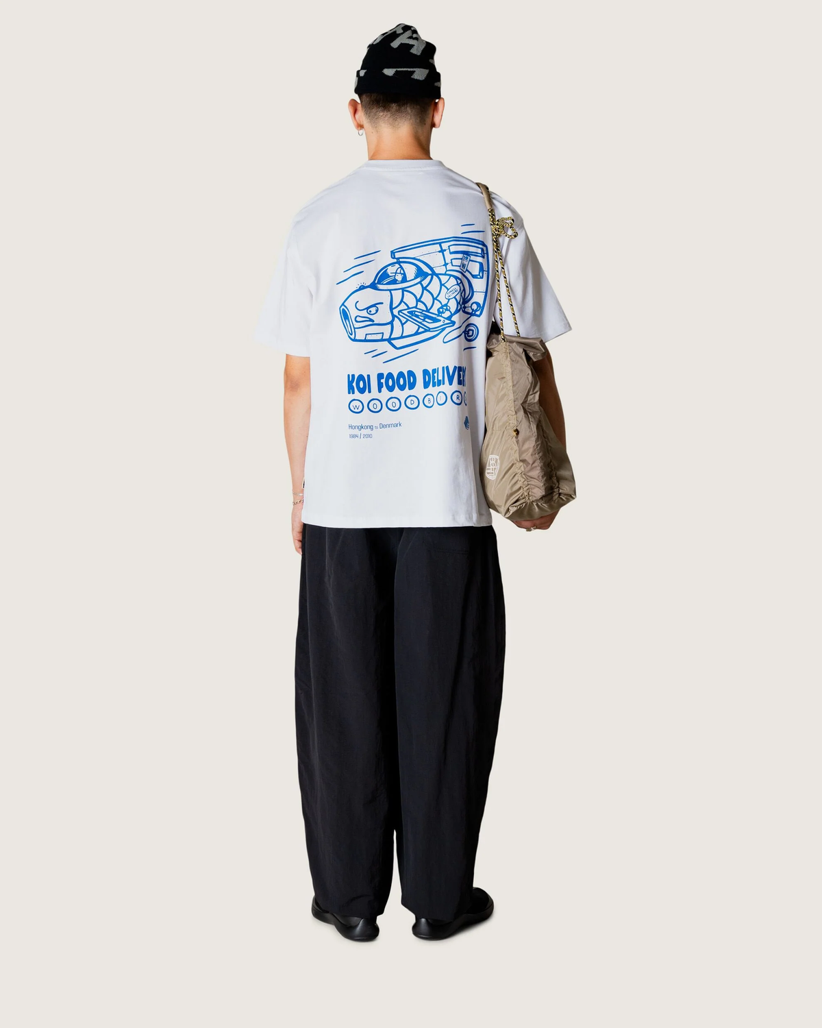 Baine Koi Delivery Tee - White