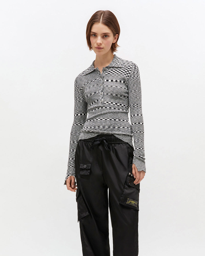 Spacedyed Polo - Black