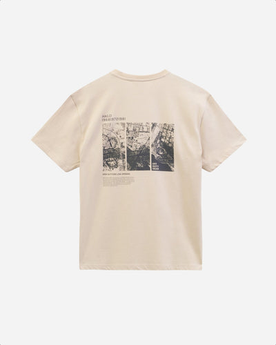 HALO Map T-shirt - Oyster Gray