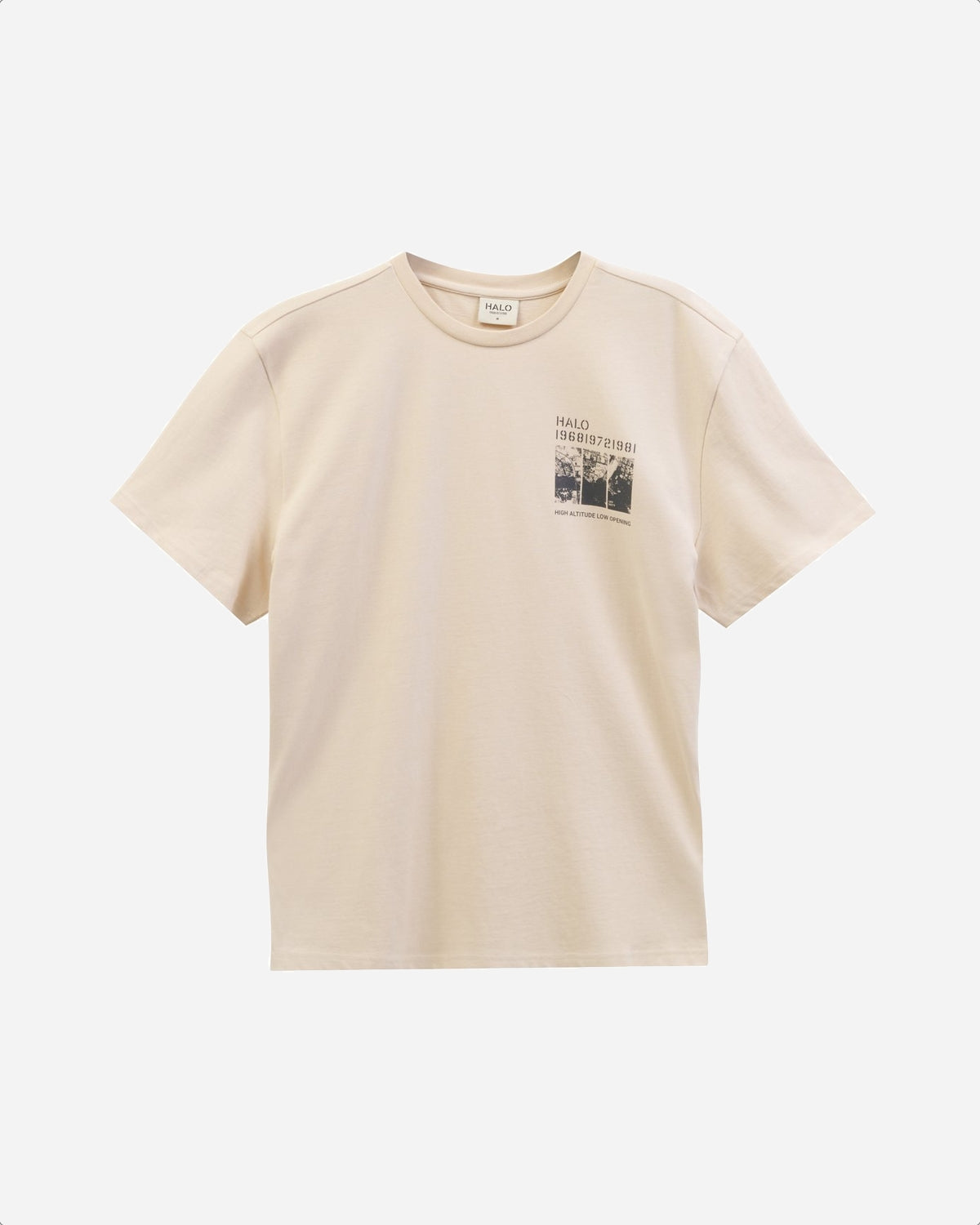 HALO Map T-shirt - Oyster Gray
