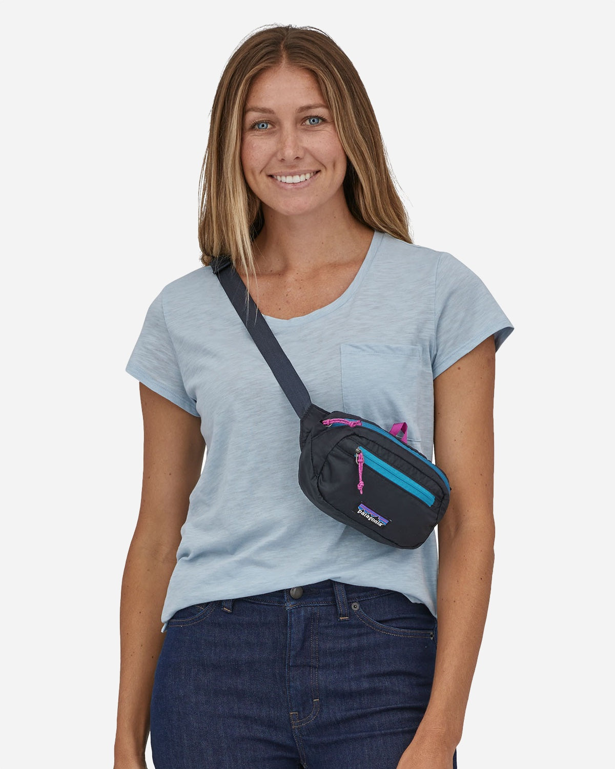 Ultralight Black Hole Mini Hip Pack - Pitch Blue - Patagonia - Munkstore.dk