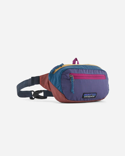 Ultralight Black Hole Mini Hip Pack - Patchwork/Coral - Patagonia - Munkstore.dk