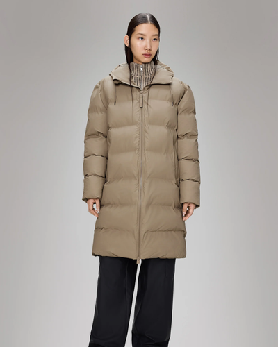 Alta Longer Puffer Jacket W3T4 - Beige