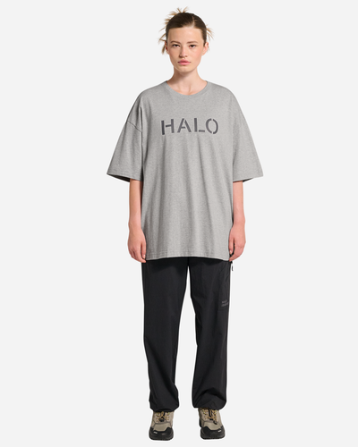 Halo Uniform Boxy T-Shirt - Light Grey Melange