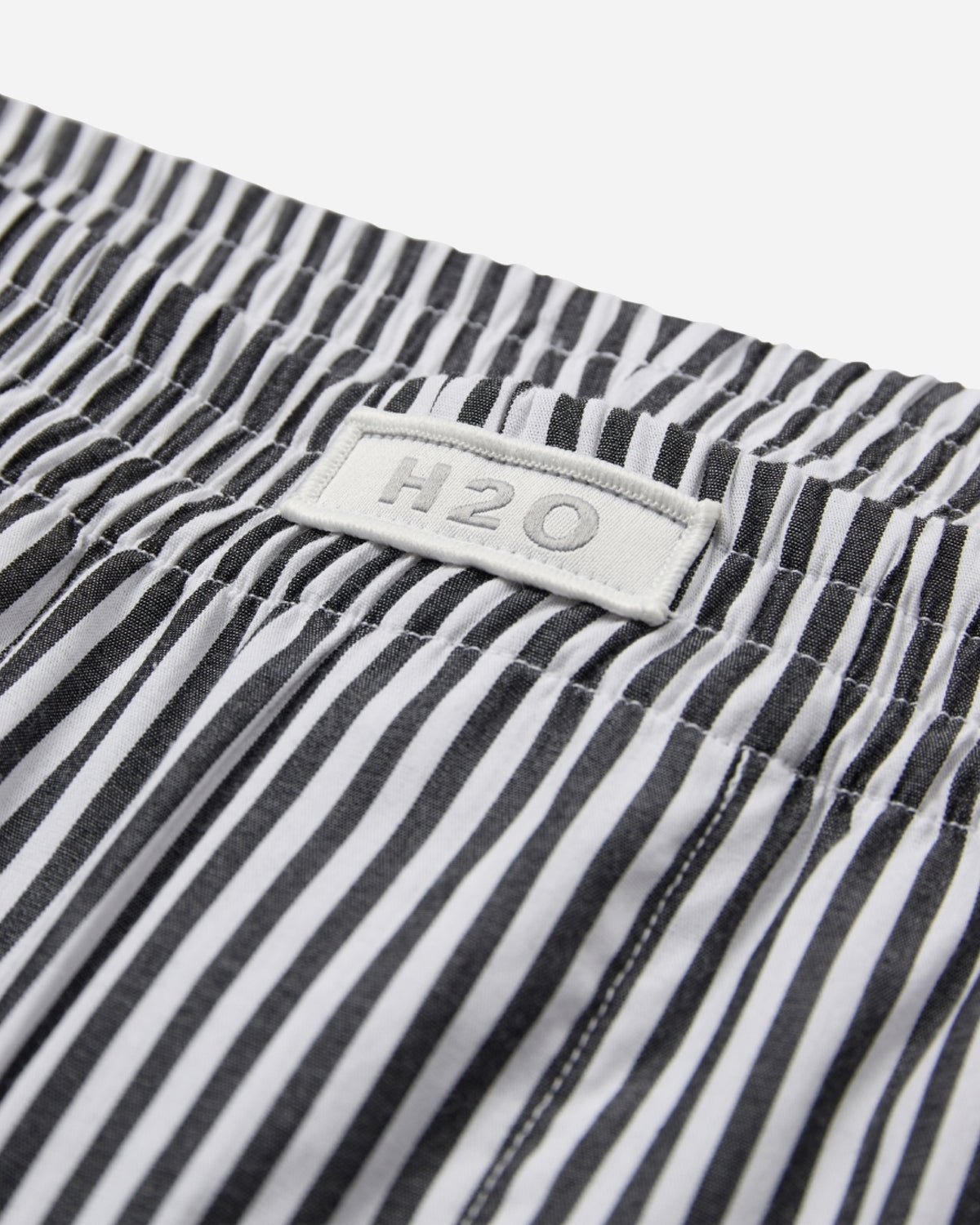 Rønne Essential Pajamas Pants - Black/White Stripe