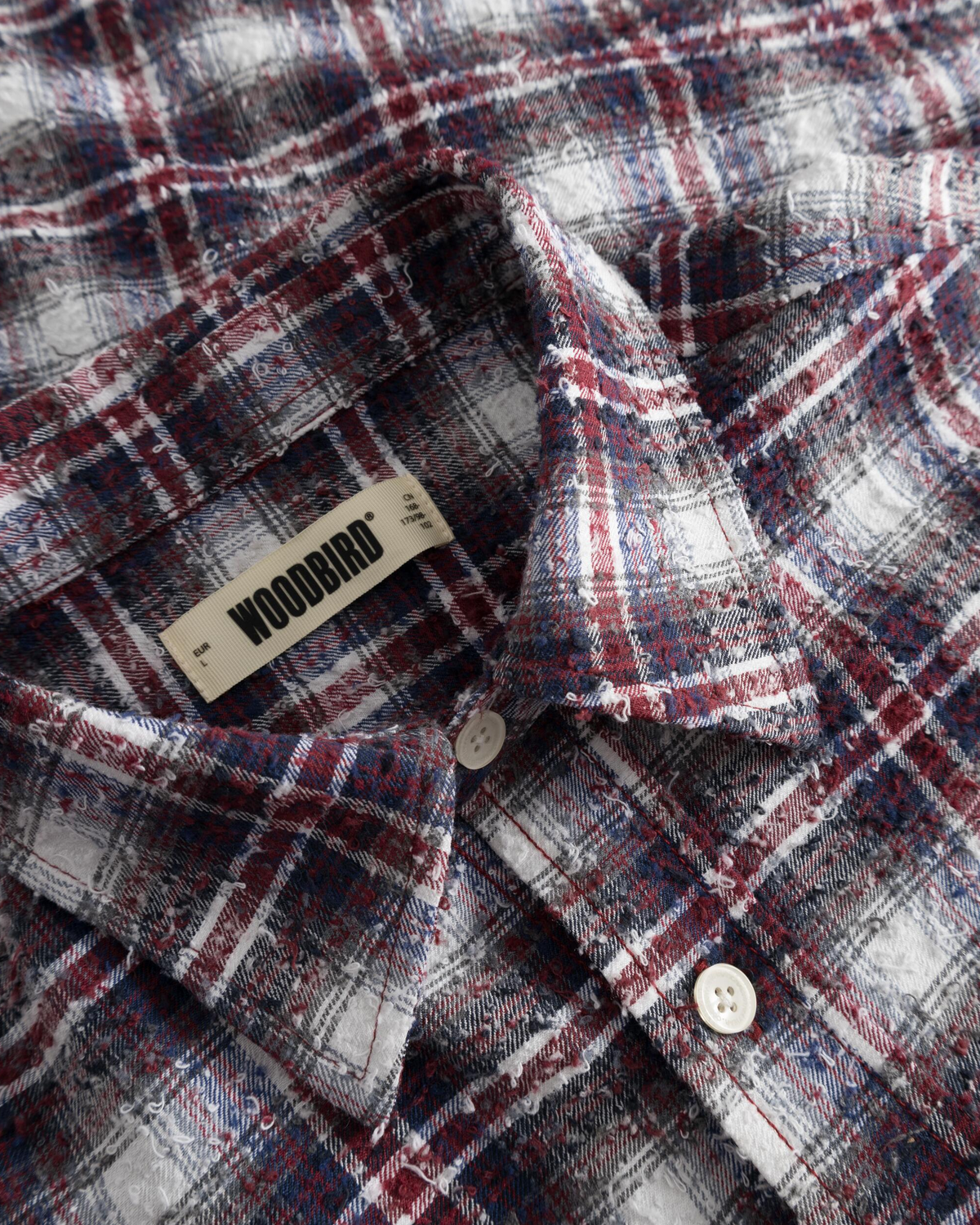 Jong Em Check Shirt - Red Check