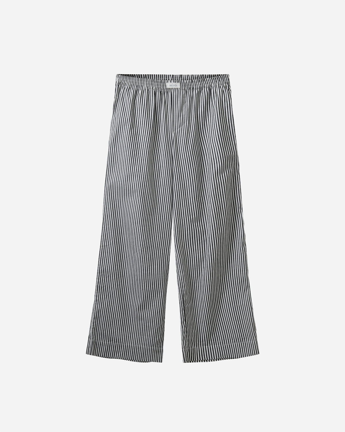 Rønne Essential Pajamas Pants - Black/White Stripe