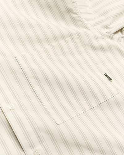 Buzo Pocket Shirt - Off White Stripe