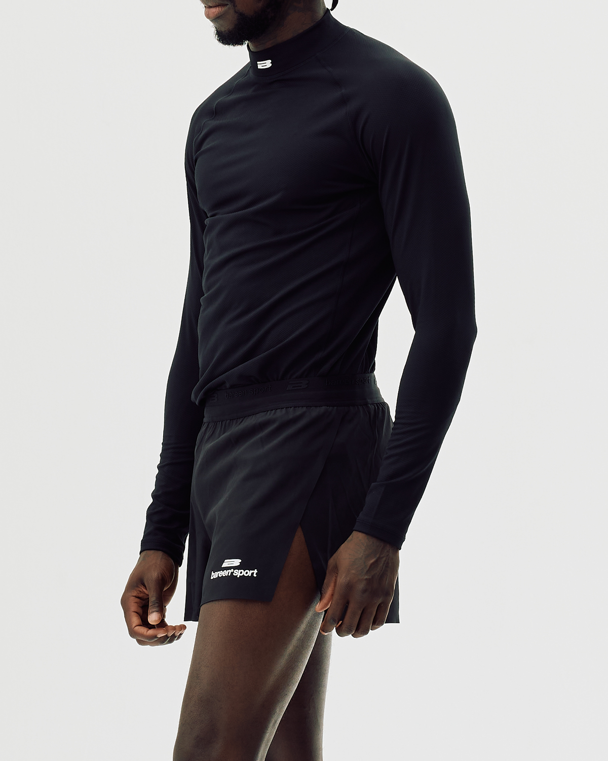 Men's Active Split Shorts - Black Onyx