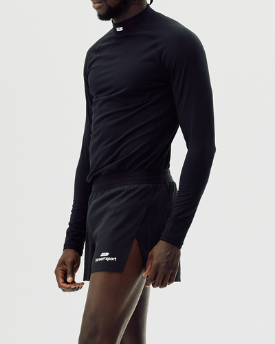 Men's Active Split Shorts - Black Onyx