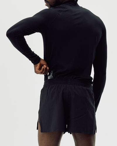 Men's Active Split Shorts - Black Onyx