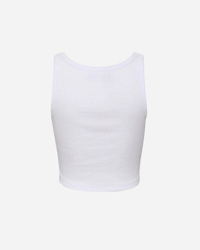 DrewGZ Cropped Top - Bright White