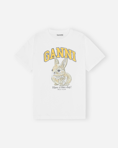Basic Jersey Baby Bun Relaxed T-shirt - Bright White