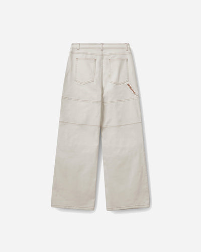 Classic box jeans - Cream White