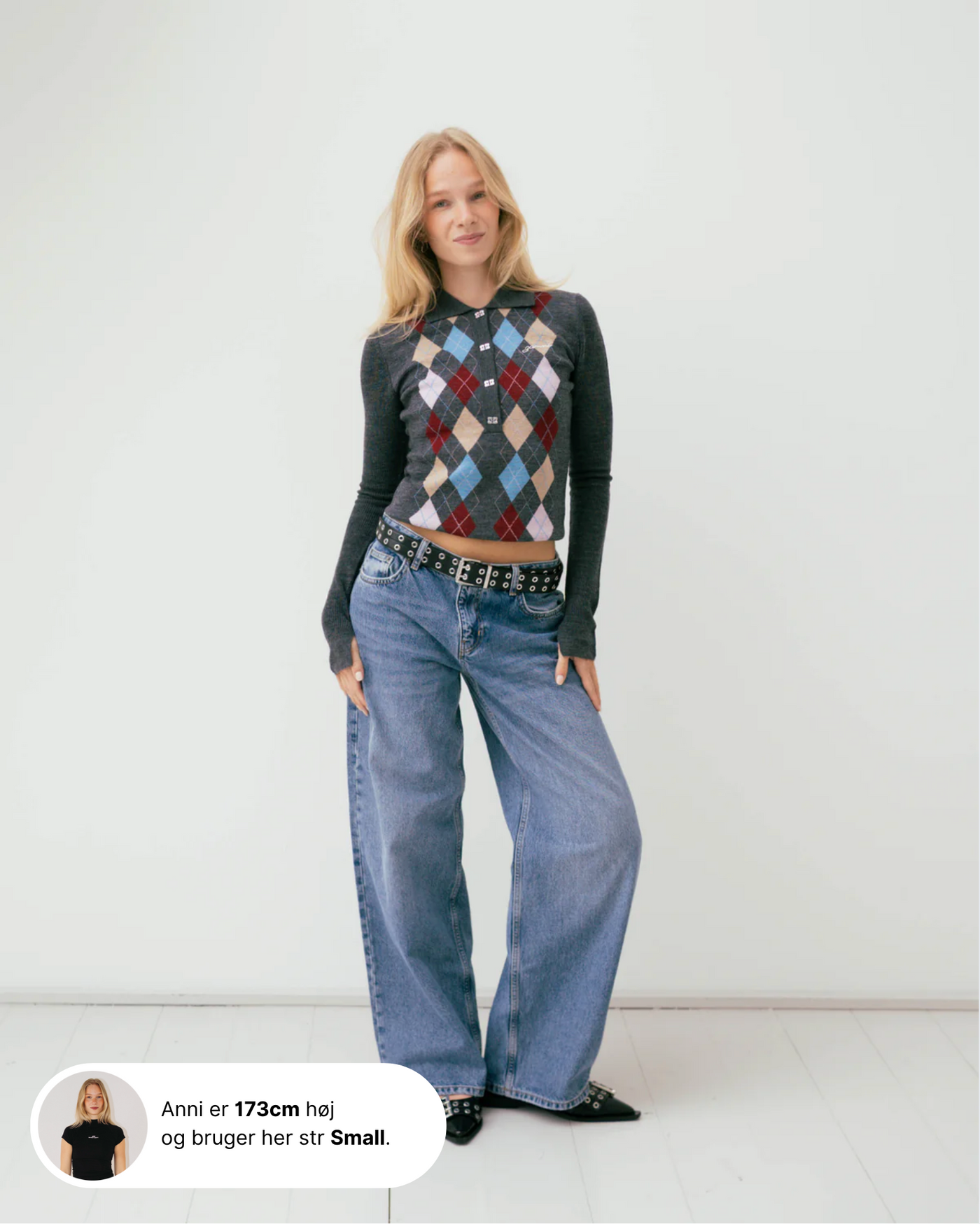 Fine Merino Jacquard Polo - Paloma