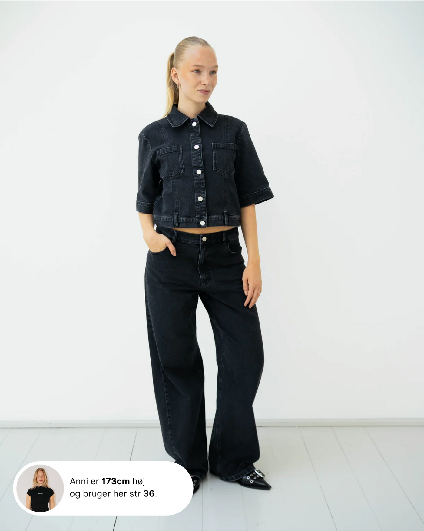 NO 05 - Black Washed Denim