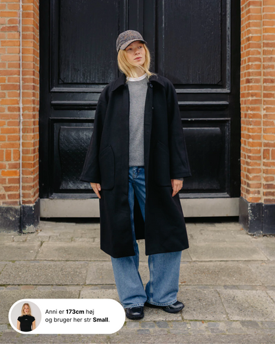 Brenna Wool Coat - Black