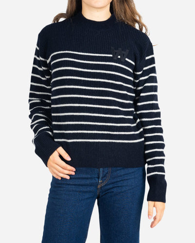 Anneli jumper - Navy Stripes - Munk Store