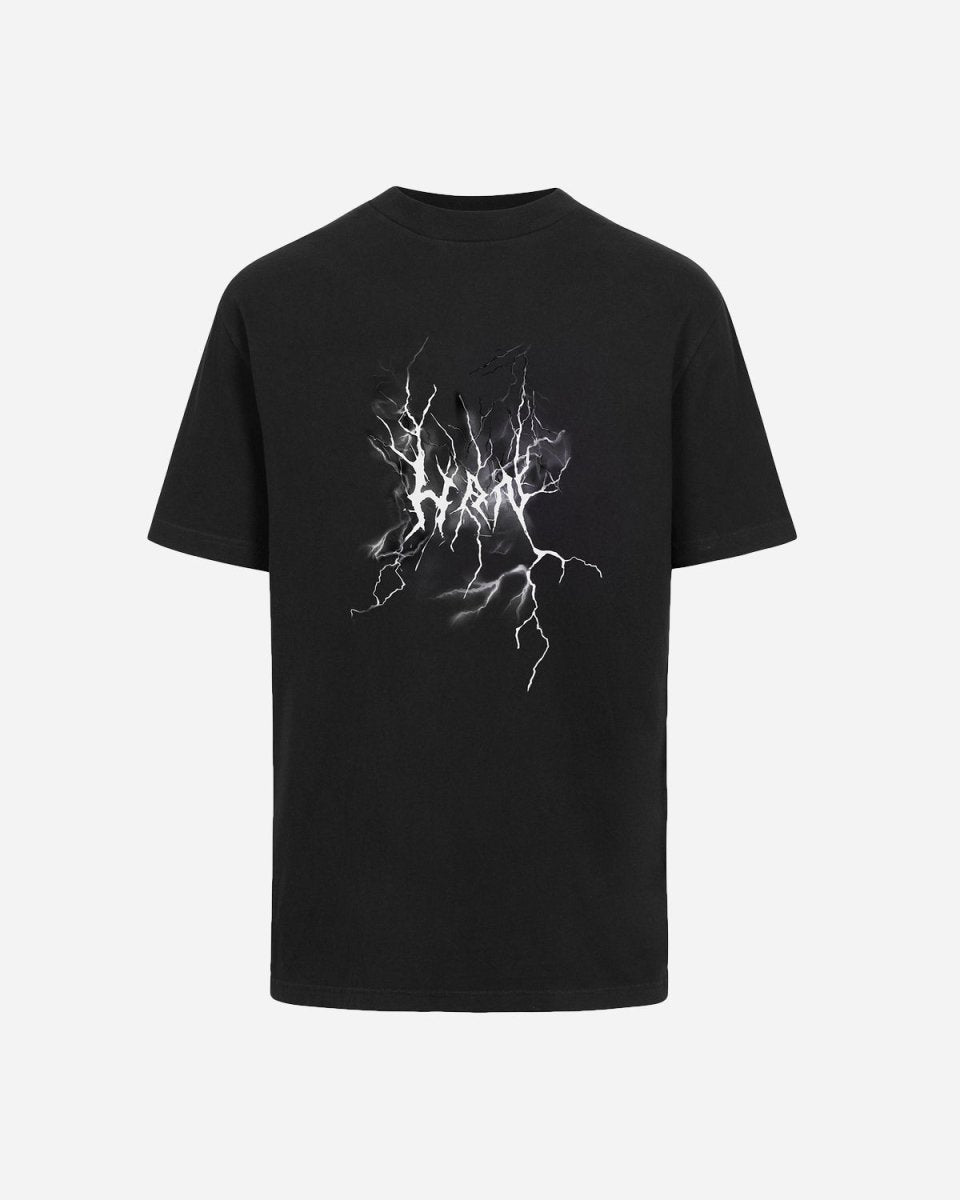 Artwork Boxy Tee Short Sleeve - Faded Black - Munk Store